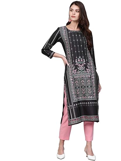 Women's Crepe straight Kurta