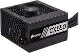 Corsair CX550 550W ATX EPS Power Supply PSU 80 Bronze Certified Black view 2