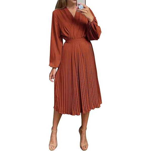 PUFFY【MD2枚セット】 HYPERFIRE Women's Square Neck Long Sleeve Bubble Mini Dress