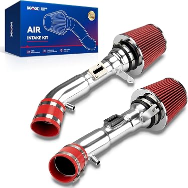 thumbnail image 2 of Universal 70mm Cold Air Intake Kit With Red Air Filter – ANNX OFI010-red 2 of 6