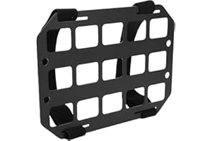 GOWENIC Car Headrest Organizer Molle Panel, Tactical Vehicle Back Gear Rack EDC Pouch Tool, Rigid Molle Headrest Panel, Multi