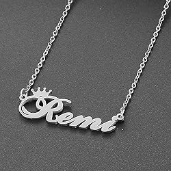 Custom Silver Name Necklace Personalized for