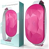 Slimpal Portable Heating Pad for Period Cramps, Electric Cordless Back Belly Waist Heating Pad for Menstrual Cramp Relief, Rechargeable Wearable Heat Belt Gifts for Her Women Girl Wife, Dark Pink