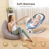 Fdlscpem Baby Swing Chair Electric Bouncer 0–10 Months Bluetooth Music 5 Angles view 3