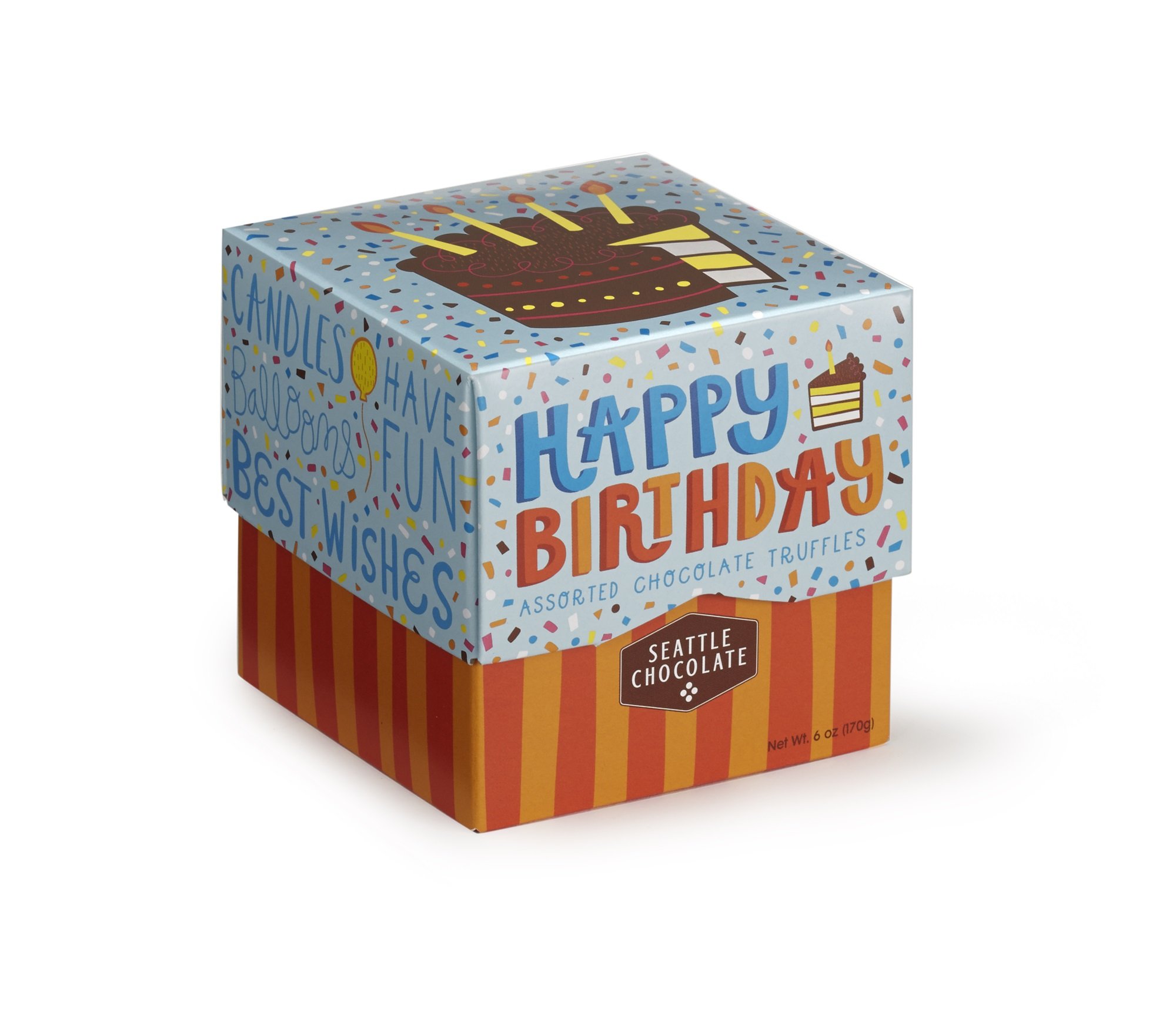 Seattle Chocolates Gift Box, Happy Birthday, 6 Ounce Buy Online in