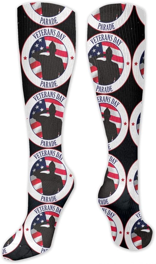 Veterans Day Parade Unisex Comfortable Casual Knee High