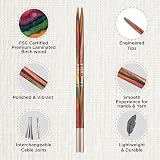 KnitPro Symphony Interchangeable Circular Needles Set 4 5 6 mm Beginners Kit view 3