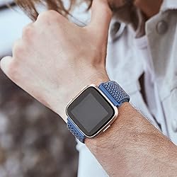 4 Pack Nylon Bands for Fitbit Versa 2 Bands/Fitbit