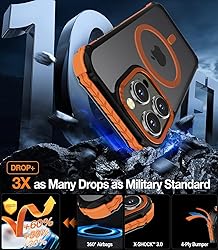 DEERLAMN Strong Magnetic Case for iPhone 16 Pro