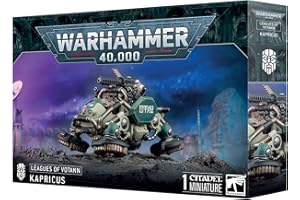 GAMES WORKSHOP Kapricus Defender – Heavy Weapon Scout Tank for Leagues of Votann (Warhammer 40,000)