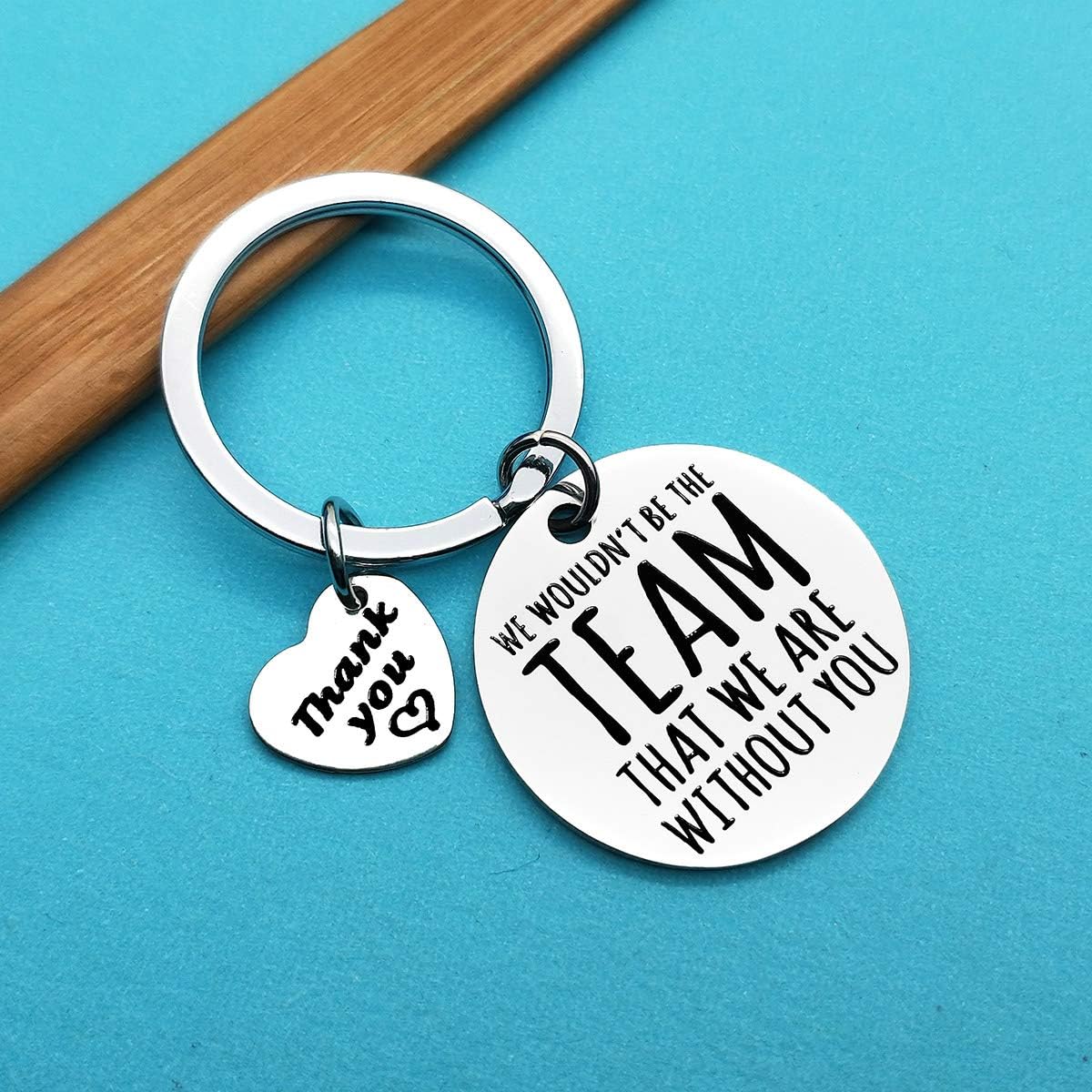 Boss Gifts Keyring Manager Gifts We Wouldn't be The Team That We are Without You Keyring Team Leader Gifts Christmas Birthday Retirement Farewell Gifts Thank You Gifts for Boss Manager Supervisor - Image 4