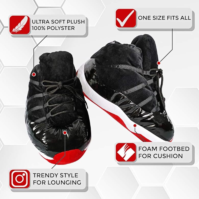 jordan plush slippers