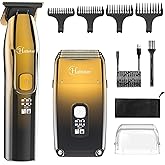 Hatteker Foil Shaver Bald Head Shaver Electric Shaver Razor for Men Precision Trimmer Beard Clipper Triple Blades Waterproof Cordless