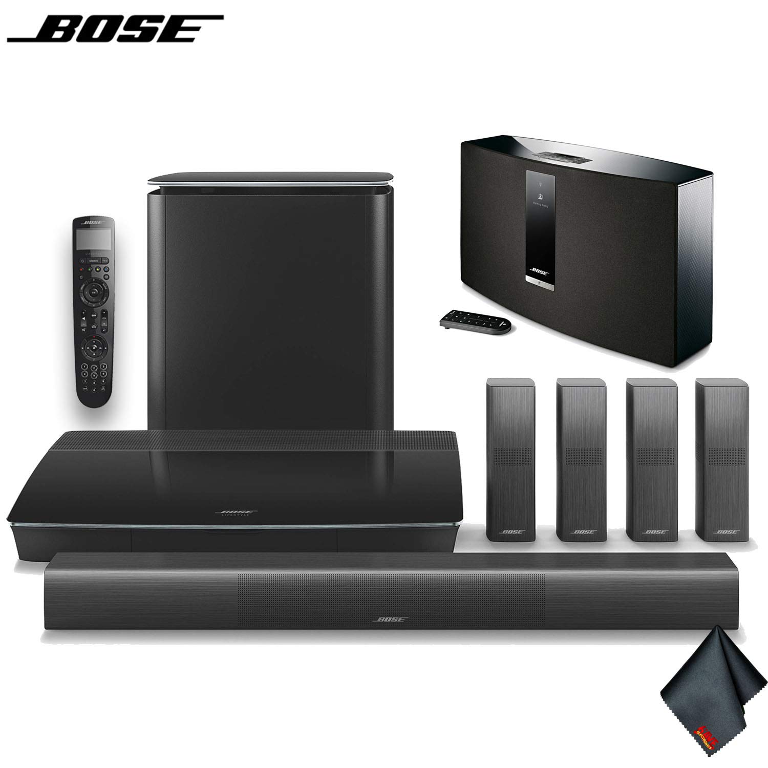 Bose Lifestyle 650 Home Theater System with OmniJewel Speakers Bundle