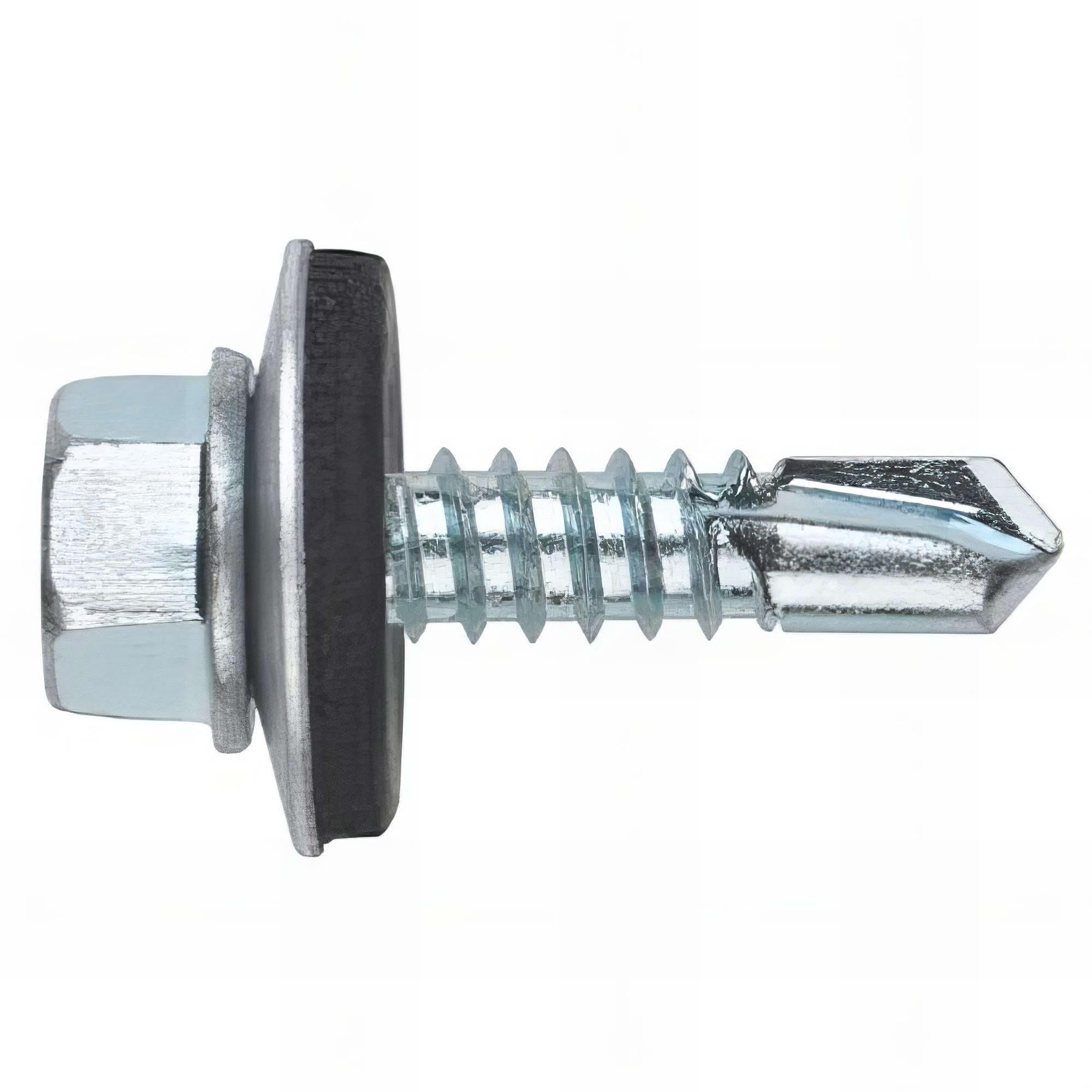 Index 184 ABE256310 Index ABE256310-Tornillo Altotadrante de Cabeza Hexagonal Con arandela vulcanizada de Acero-EPDM (6.3 x 100 P25, 100 uds.)