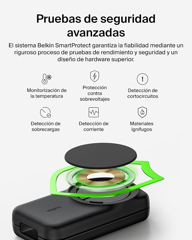 Carregador sem fios UltraCharge 3 em 1 Qi2, 25W, carregador magnético compatível com MagSafe, estação de carregamento para iPhone 17, Air, Apple Watch, AirPods, Pixelsnap, adaptador de 45W - Preto