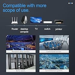 12pcs RJ45 Port Lock with 1Keys, Locking RJ45