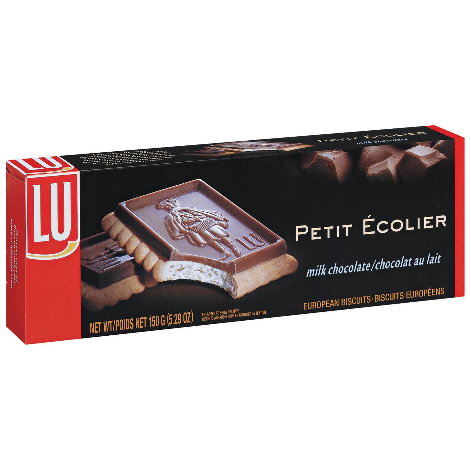 LU Cookies Le Petit Ecolier, The Little Schoolboy, Milk Chocolate, 5.29Ounce Boxes (Pack of 6