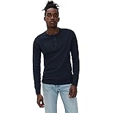 REIGNING CHAMP Men's 1x1 Slub Slim Henley