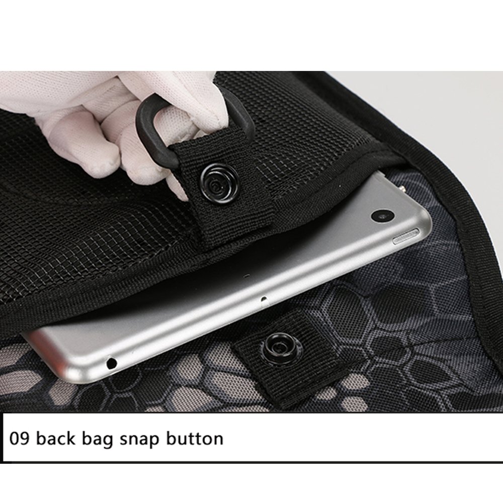 Outdoor Shoulder Military Tactical Backpack, Sport Pack Daypack, Travel for Camping Hiking Trekking Bag (black python)