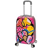 Rockland Vision Hardside Spinner Wheel Luggage, Love, Carry-On 20-Inch