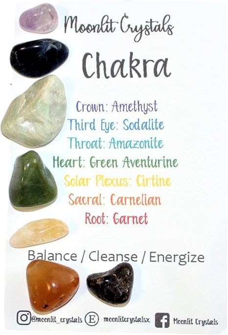 Amazon.com: Chakra 7 Crystal Set 