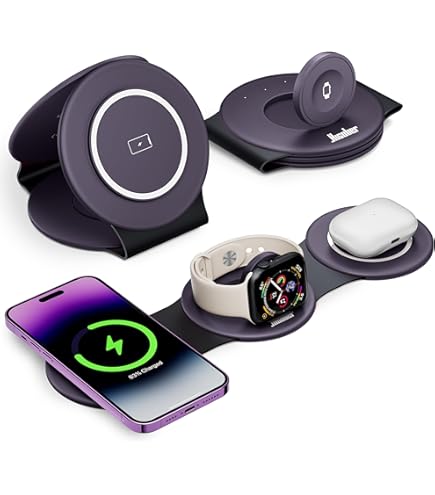 Amazon.com: Iseyyox Charging Station for Mag Safe Apple - 3 in 1