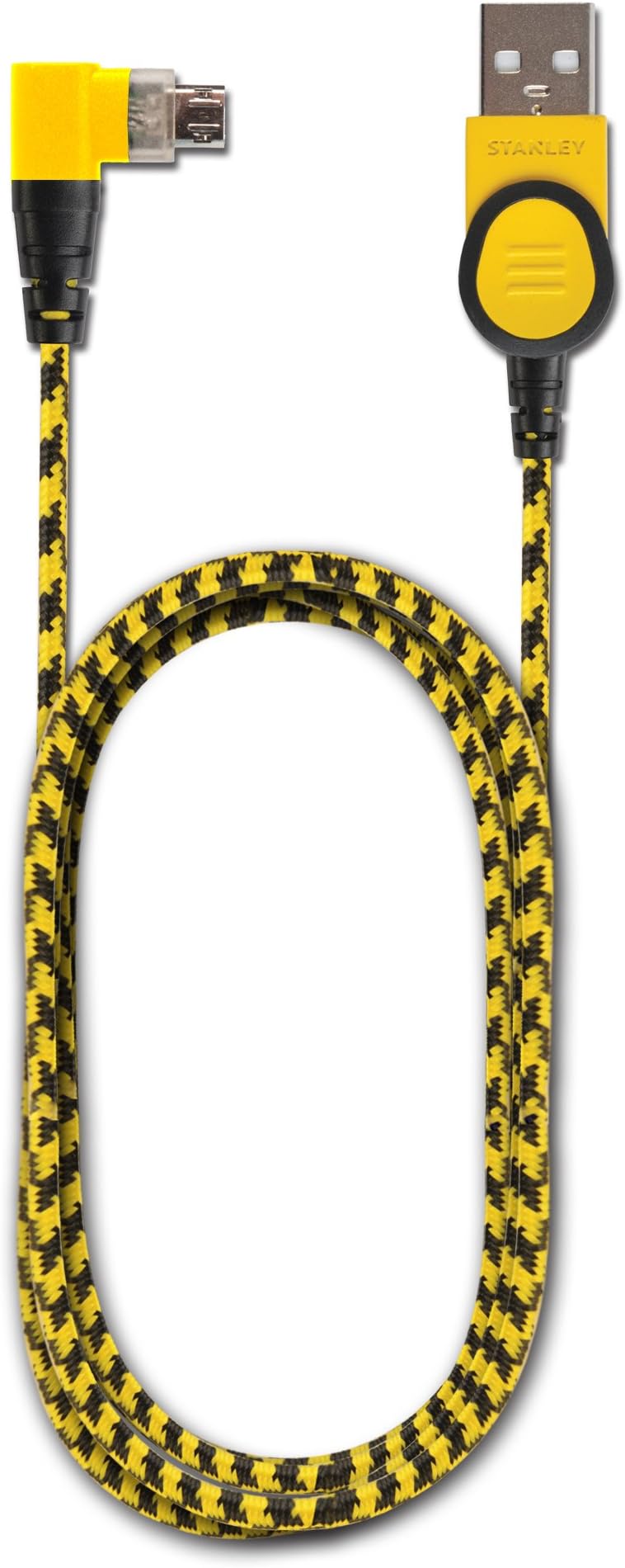STANLEY 131 1724 ST2 BRAIDED REVERSIBLE MICRO LIGHTNING CABLE, 4' L