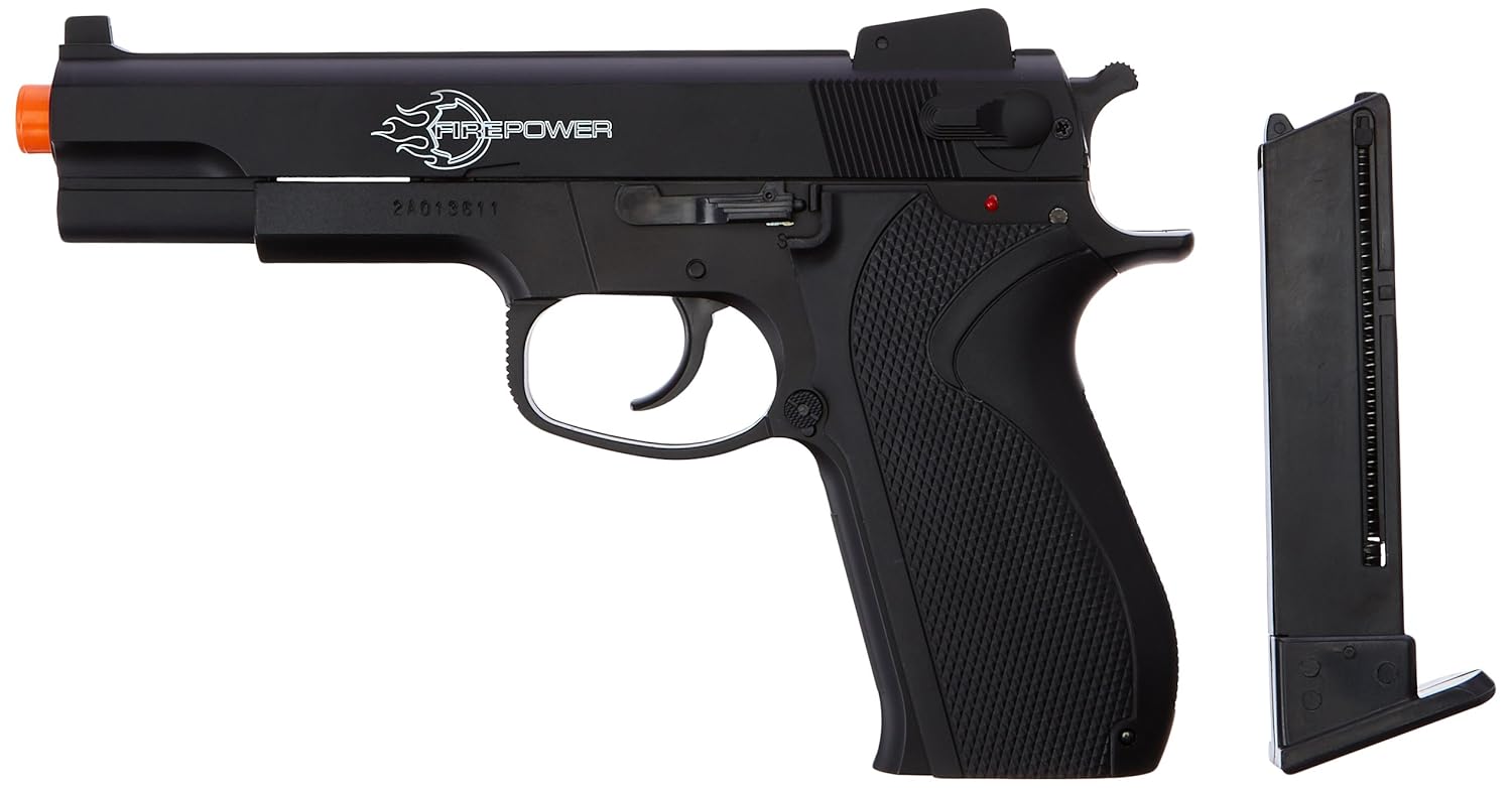Firepower .45 Metal Slide Airsoft Pistol, 6mm Sporting Goods Outdoor