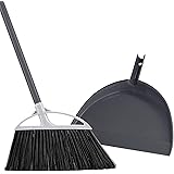 Radley & Stowe Angle Broom and Dustpan Set (Grey)