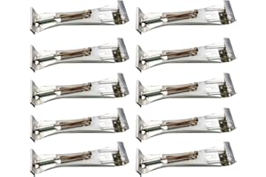 Ziociura 10-SEet Roof Channels for Clipping, Gutter Attachment to Fasten The Rain Gutters, Accessories with Pre-Assembled, 5i