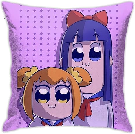 Amazon クッションカバー ポプテピピック アニメ 多種類のデザインの抱き枕カバー コットン 両面 おしゃれ 装飾 少女 綺麗 お宅 萌えグッズ かわいい スギフト 45x45cm 枕 オンライン通販