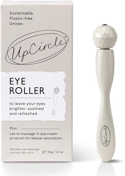 UpCircle Eye + Face Roller - Metal, Plastic-Free for Dark Circles