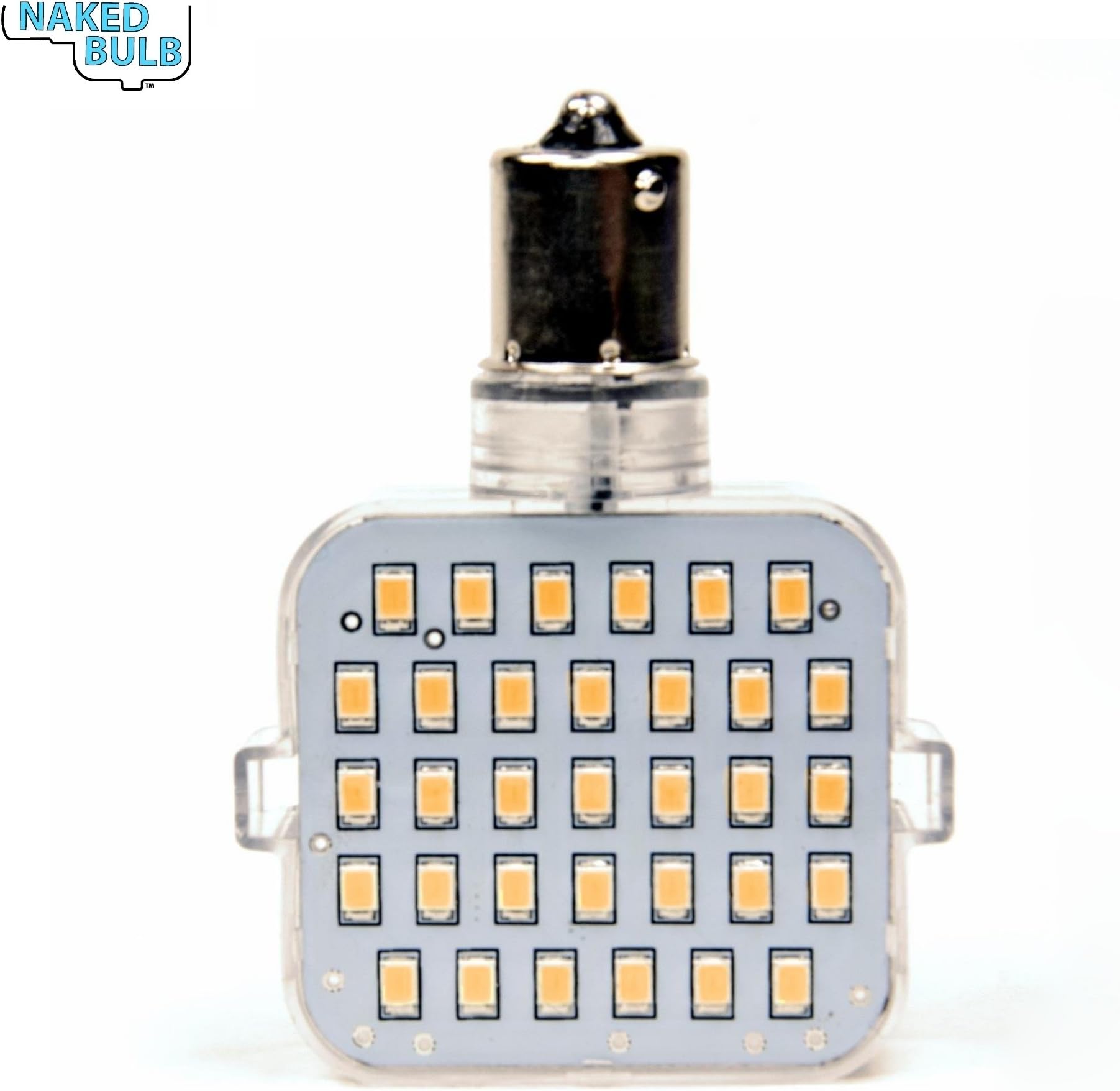 NAKED BULB NK-1141-250WW LED Replacement EMI Suppressed Vented Bulb, BA15s - i.e. (1141 Type), 250 Lumen 8-20Volts Warm White