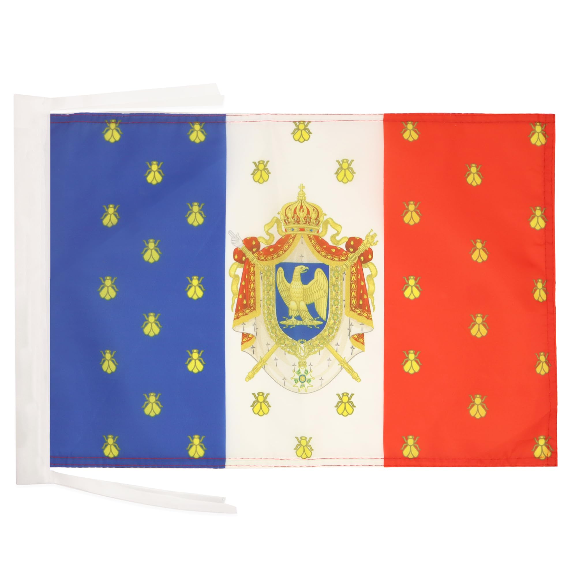 AZ FLAG - Standard of Napoleon III of France Flag - 18'' x 12'' - 100% Polyester Second French Empire Small Banner with Two Cords - Fade Resistant - Vivid Colors - 18x12 in - 45x30 Cm — image 1