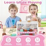 Dreamon Wooden Ice Cream Set 38 Pcs Kids Role Play Toy Gift 3-7 view 6