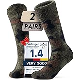 Juclise Alpaca Wool Thermal Winter Boot Socks Heavyweight Thick Warm Padded Moisture-Wicking Insulated Cold Weather