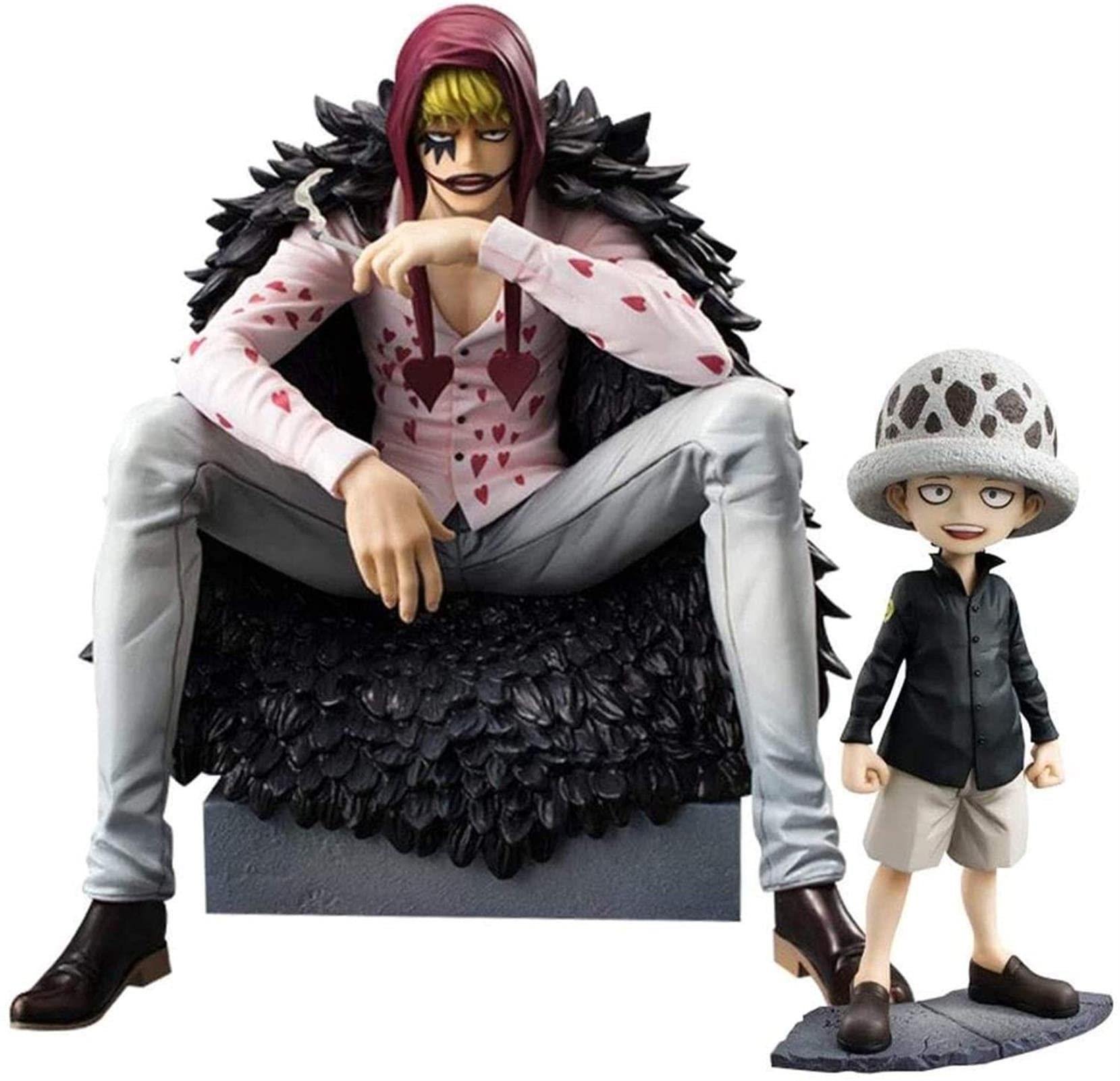 LOKOC 18cm One Piece PVC Garage Kit Figure Anime Corazon Infant Trafalgar Law Anime Figure Doll Hobb