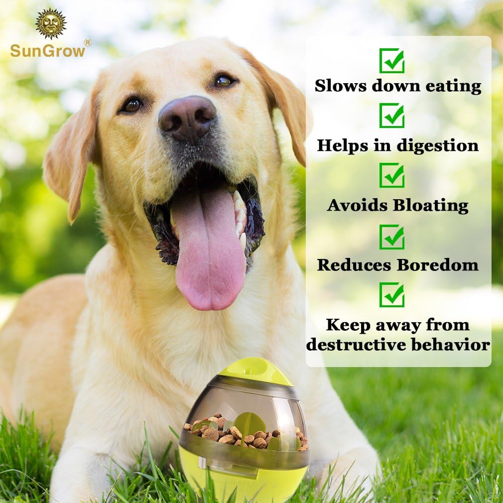SunGrow Puppy, Small Dog Breeds, and Pocket Pet Treat Ball, Ends Naughty Chewing and Bloat, Encourages Exercise - Image 4