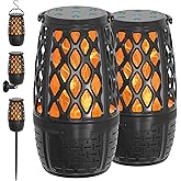 2 Pack Outdoor Bluetooth Speakers, Outdoor Speaker Bluetooth Waterproof Patio, Gift for Men Cool Tech Gadgets for Him, Auto-Pairing Multi-Sync up to 100 Speakers IPX6 for Party Patio Porch (2 Pack)