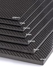 Kalolary Carbon Fiber Board Plate 240 X 240 X 3