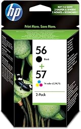 HP Hewlett Packard Combo Pack Cartridge N 56 57 Inkjet Black Colour view 5