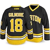 A&O Mens 18 Happy Gilmore Sanders Stitched Movie Hockey Jersey Black