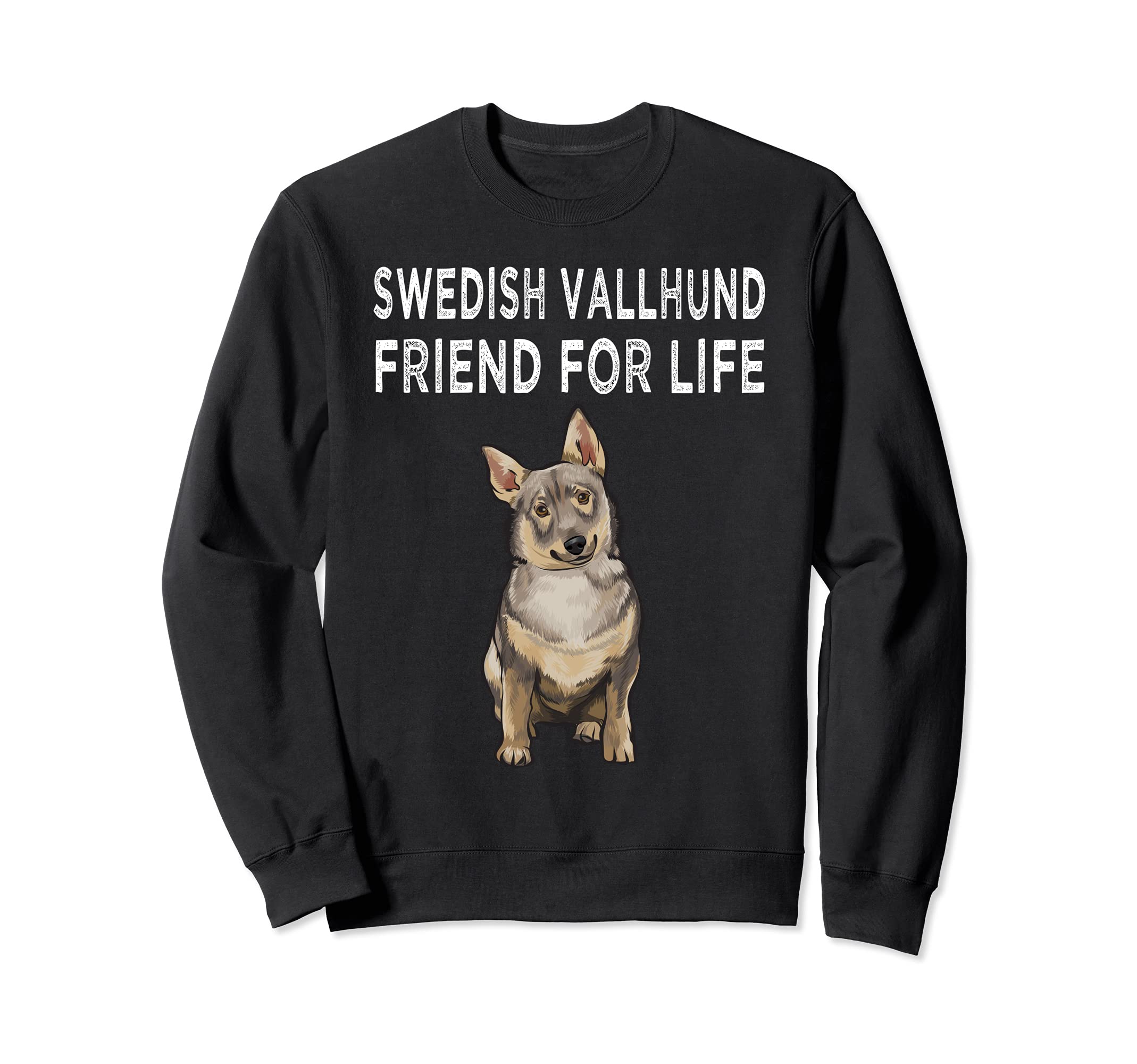 Swedish Vallhund Friend For Life Dog Friendship Sweatshirt