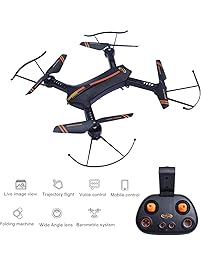 FPV RC Drone &ndash; LBKR Tech WiFi Live Feed RC Quadcopter with Camera,2.4Ghz 6-Axis Gyro 4CH Remote Control Quadcopter Drone with Altitude Hold, Headless, One Key Take Off, Landing, Return Home
