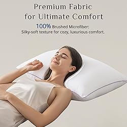 JOLLYVOGUE Pillows Standard Size Set of 4, Washable