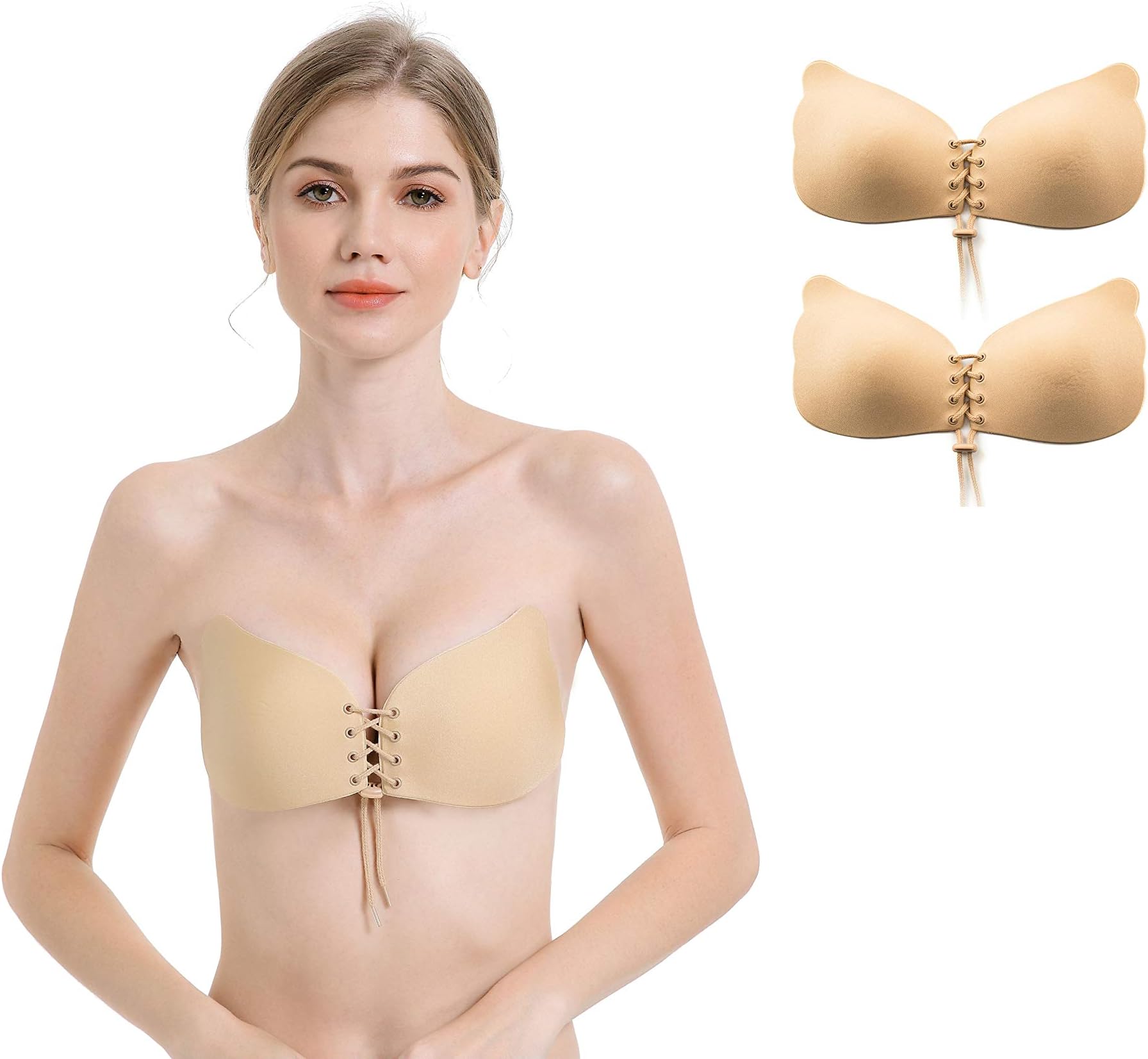 Invisible Adhesive Bra Sticky On Breast with Breast Lift for Women Dress