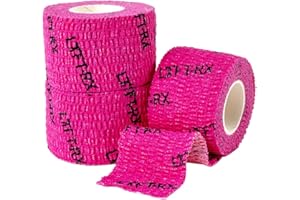 LYFT-RX Weightlifting Hook Grip Tape w/Premium Adhesive for Olympic Weight Lift, Cross Training & Lifting, Stretch Fit Athletic Finger Wrap, Protects Thumb Fingers Hand & Enhances Grip