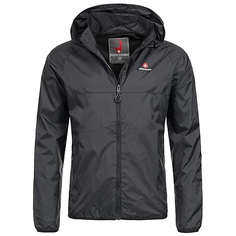 Höhenhorn Rigi Herren Regen Jacke Outdoor Rain Freizeitjacke Kapuze Regenjacke