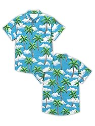 Hawaiian Shirts for Men Palm Tree Summer Beach